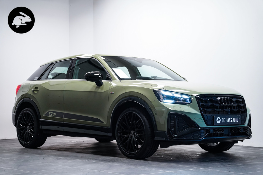 Audi Q2 35 TFSI S-Line Groen Zwart|Leder|Camera|Car play|19 inch 56790108-0.jpg | De Haas Auto